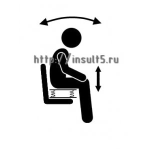 Сиденье-тренажер для вестибулярного аппарата и тренировки вставания